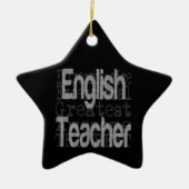 英語の先生の達人 セラミックオーナメント (正面)