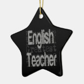 英語の先生の達人 セラミックオーナメント (左)