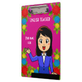 英語の先生パーソナライズされたクリップボード クリップボード (左)