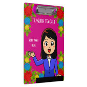 英語の先生パーソナライズされたクリップボード クリップボード (右)