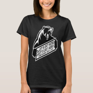英語の先生ベアー食べキッズの句読点のSav Tシャツ