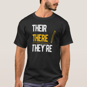 英語の先生彼らはそこにいる Tシャツ