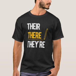 英語の先生彼らはそこにいる Tシャツ