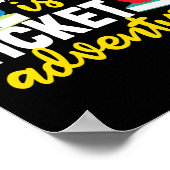 英語の先生読は冒険のチケット ポスター (角)