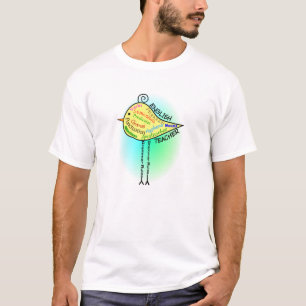 英語の先生"文法鳥"のギフト Tシャツ