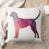 英語の包括ジオメトリパターンシルエット クッション (ブランケット)