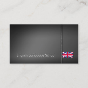 英語の学校の名刺 名刺