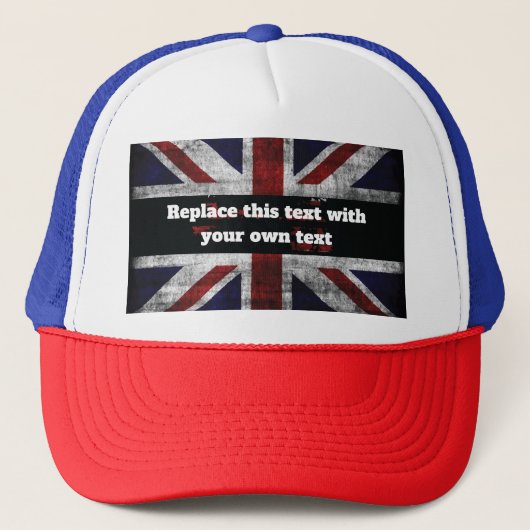 英語の文字を追加するフラグ装飾用クッション キャップ (正面)