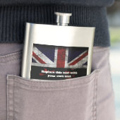 英語の文字を追加するフラグ装飾用クッション フラスク (インサイチュ)