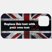 英語の文字を追加するフラグ装飾用クッション Case-Mate iPhoneケース (裏面 (横))