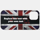 英語の文字を追加するフラグ装飾用クッション Case-Mate iPhoneケース (裏面 (横))
