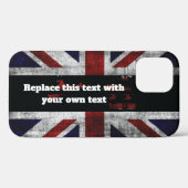 英語の文字を追加するフラグ装飾用クッション Case-Mate iPhoneケース (裏面 (横))