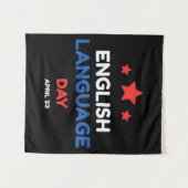 英語の日 タペストリー (正面(横))