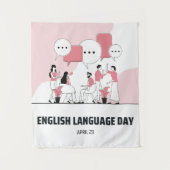 英語の日 タペストリー (正面)