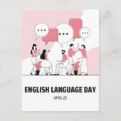 英語の日 ポストカード (正面)