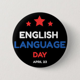 英語の日 缶バッジ