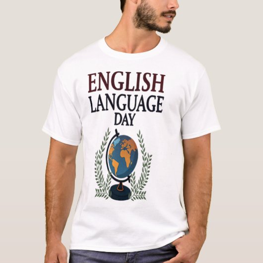 英語の日 Tシャツ (正面)