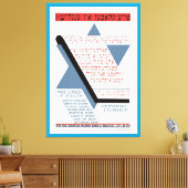 英語の無料クラス！ キャンバスプリント (インサイチュ (リビング))