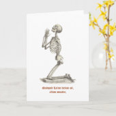 英語の真実のグリーティングカード カード (黄色い花)