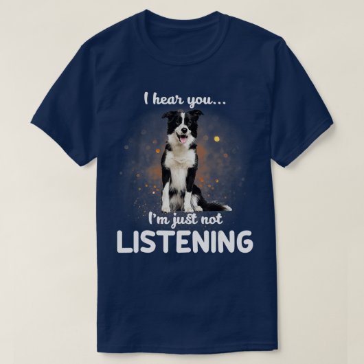 英語の羊飼い君の言う事を聞聞かない Tシャツ (デザイン正面)