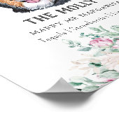 英語の羊飼い犬の署名ドリンクの看板 ポスター (角)