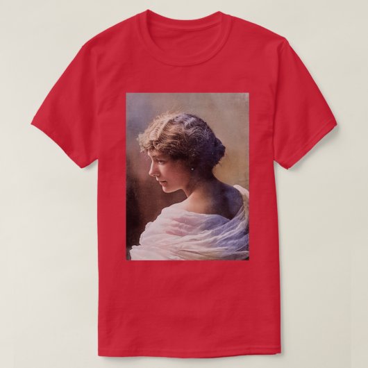 英語の美しい Tシャツ (デザイン正面)