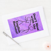 英語の角型のStを混乱させない 長方形シール (封筒)