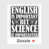 英語の重要だが科学おもしろい先生ことわざ シール (シート)