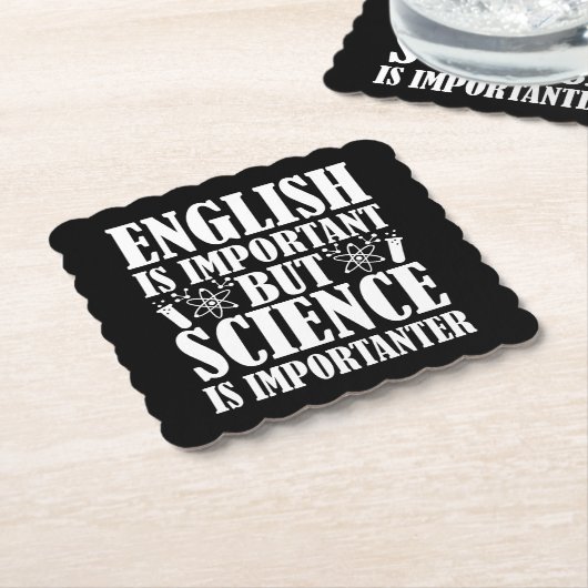 英語の重要だが科学おもしろい先生ことわざ ペーパーコースター (アングル)