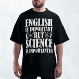 英語の重要だが科学おもしろい先生ことわざ Tシャツ
