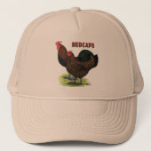 英語のRedcaps キャップ (正面)