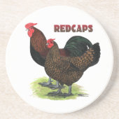 英語のRedcaps コースター (正面)