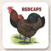 英語のRedcaps コースター (正面)