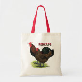 英語のRedcaps トートバッグ (正面)