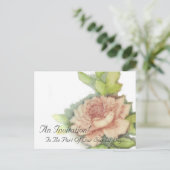 英語は招待状郵便はがきカスタマイズ上がりました インビテーションポストカード (スタンド正面)