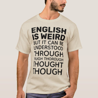 英語は文法風変わり先生 Tシャツ