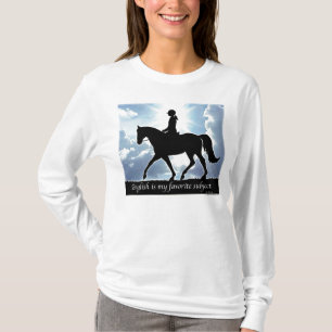 英語は私のお気に入りのな主題です Tシャツ