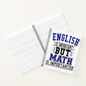 英語は重要だが数学は重要な点である ノートブック (内部)