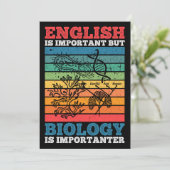英語は重要だが生物学は重要だ 招待状 (スタンド正面)