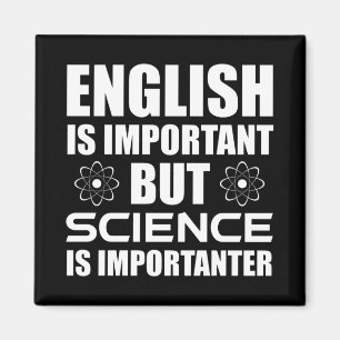 英語は重要だが科学は重要だ マグネット