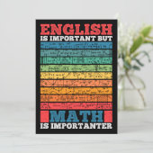 英語は重要だけど数学はもっと重要だぞ数学 招待状 (スタンド正面)