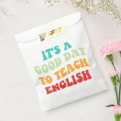 英語を教えるのに良い日です I フェイバーバッグ (封をした状態)