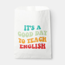 英語を教えるのに良い日です I フェイバーバッグ
