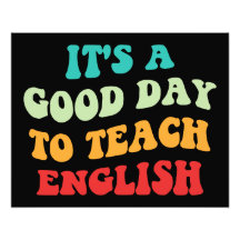 英語を教えるのに良い日です I