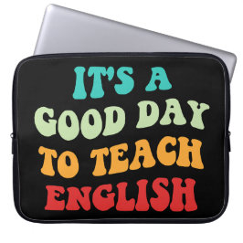 英語を教えるのに良い日です I ラップトップスリーブ
