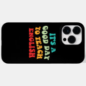 英語を教えるのに良い日です I Case-Mate iPhoneケース (裏面 (横))