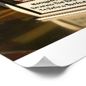 英語を注文する際のジェノス・チーズステーキ話ス ポスター (角)