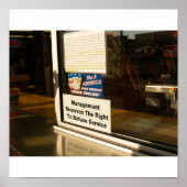 英語を注文する際のジェノス・チーズステーキ話ス ポスター (正面)