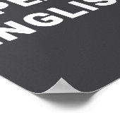 英語を話そう 面白い引用 ポスター (角)