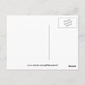 英語アイコンのはがき ポストカード (裏面)